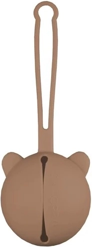 OH,POPPY! silicone pacifier case Biscuit Brown