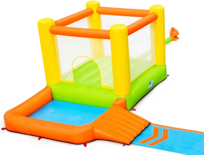 Надуваем игрален център Bestway H2OGO! с пързалка и детски басейн 662 × 300 × 150 см