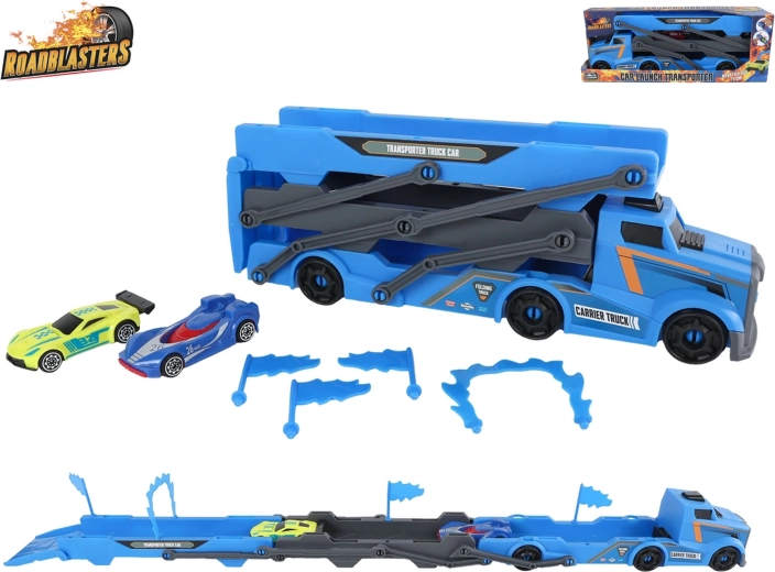 Roadblasters car hauler with launcher