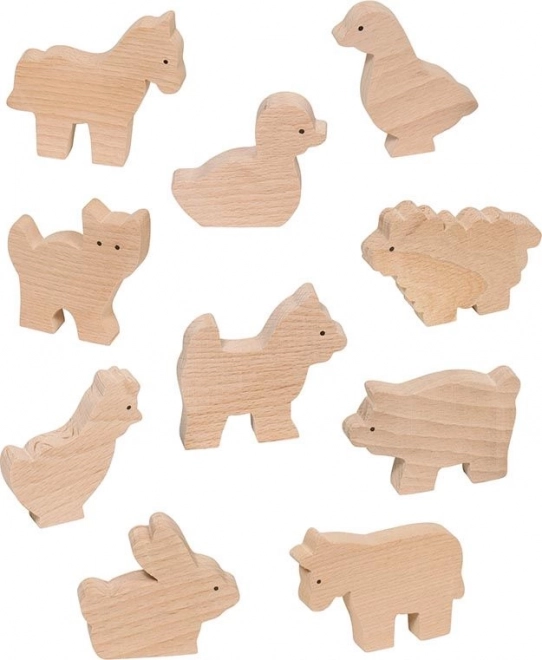 Wooden Farm Figures