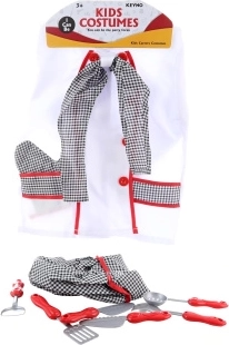 Kids’ Chef Costume with Cookware Set