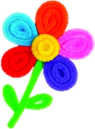 Цветя от пухкави телчета