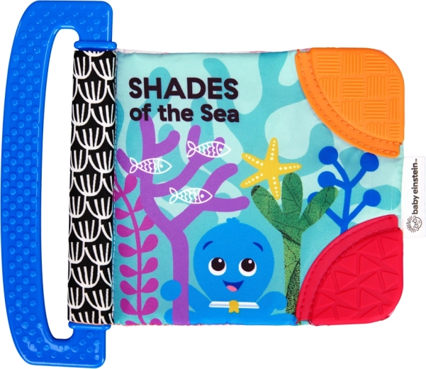 Baby Einstein soft book with teethers and textures Shades of the Sea, 0 m+