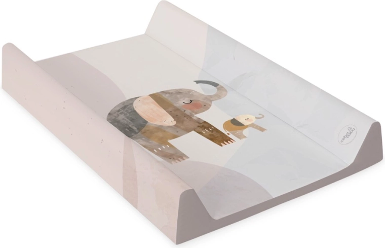 Ceba Baby changing mat with rigid board 50 × 70 cm Basic Elephant Family