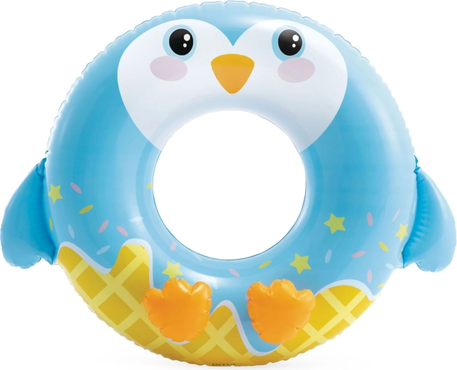 Inflatable water ring Penguin 81 cm Intex