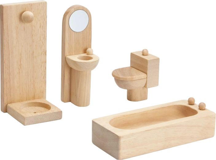 PlanToys комплект за баня за къща за кукли