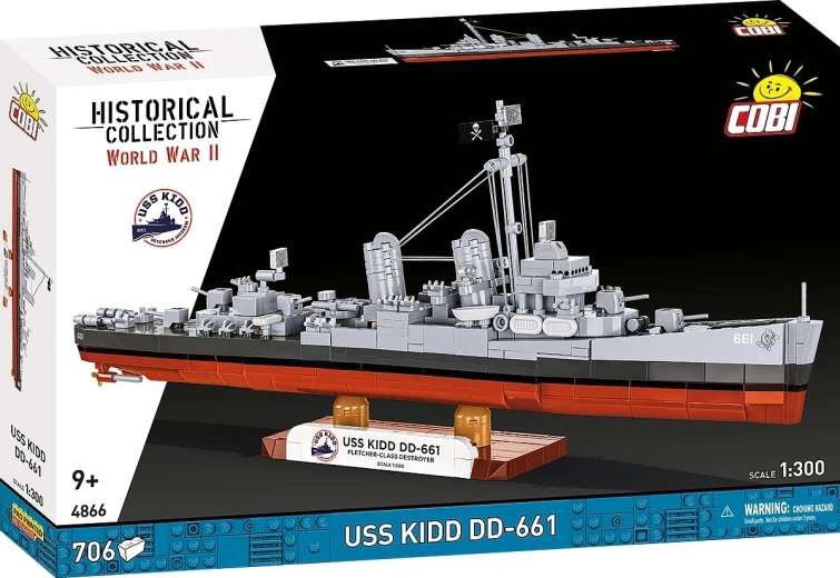 Конструктор COBI USS Kidd (DD-661)