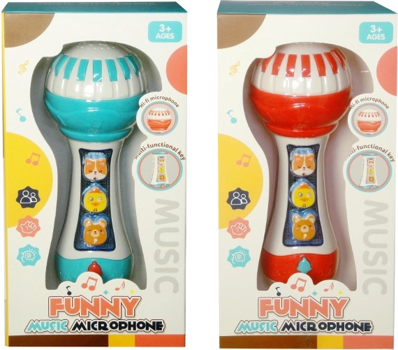 Children’s microphone with sounds and light - 1 piece