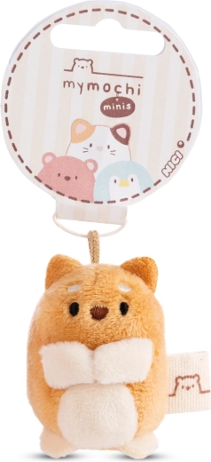 NICI MyMochi keychain dog Hiro brown 5 cm
