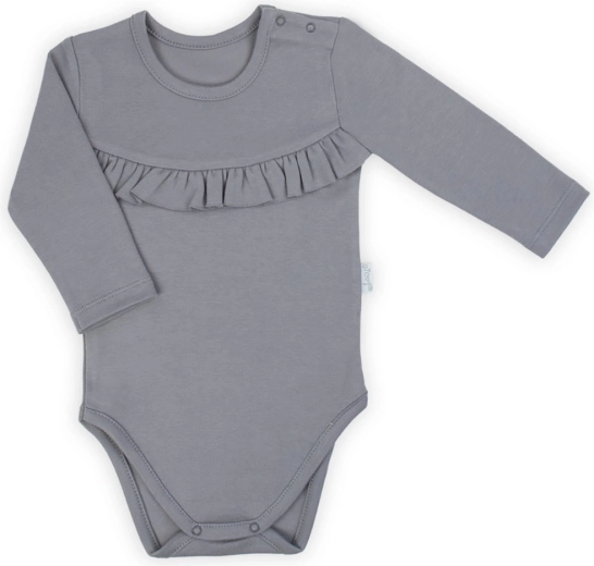 Baby long-sleeve bodysuit Nicol Sara grey
