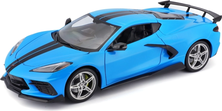 Maisto Chevrolet Corvette Stingray Coupe High Wing Blue 1:18