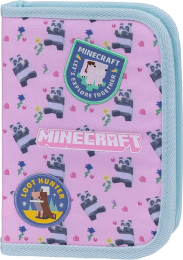 Едноетажен ученически несесер Minecraft Panda BAAGL