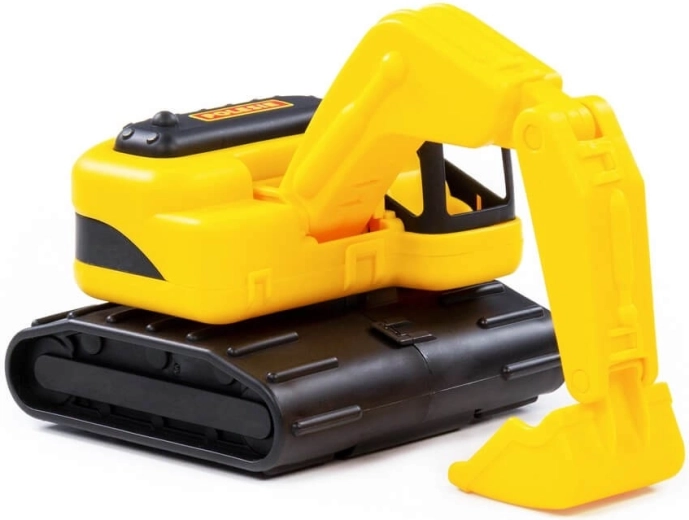 Realistic construction machine for creative scenarios
