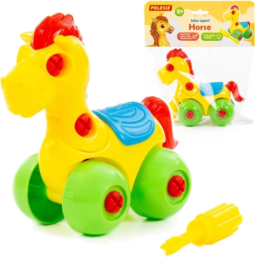 Screw-together Pony – assembly toy for kids 3+