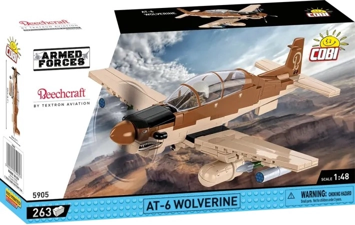 Конструктор самолет AT-16 Wolverine от COBI (263 части)
