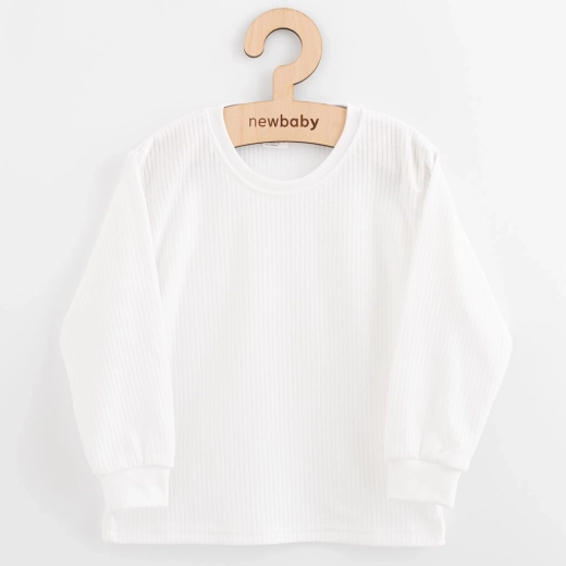 Children’s cotton long-sleeve T-shirt New Baby Kindergarten white