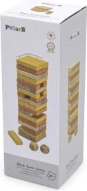 Дървена кула POLARB от VIGA – семейна балансова игра