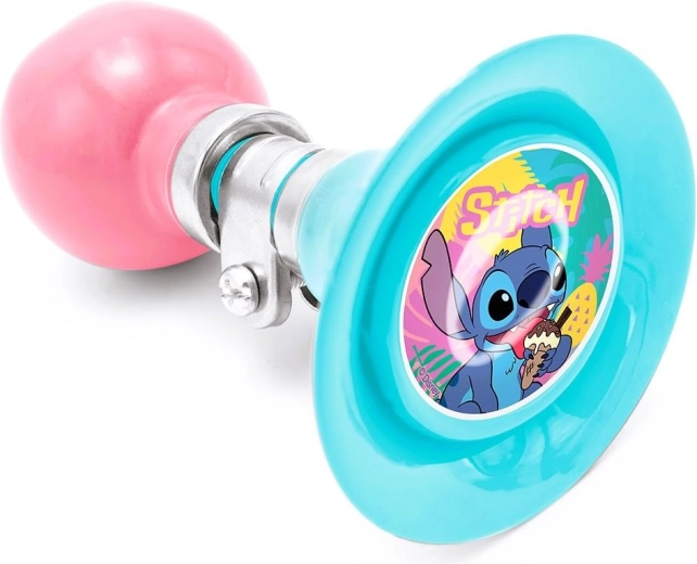 Kids’ bike horn Stitch pink-turquoise - 1 piece