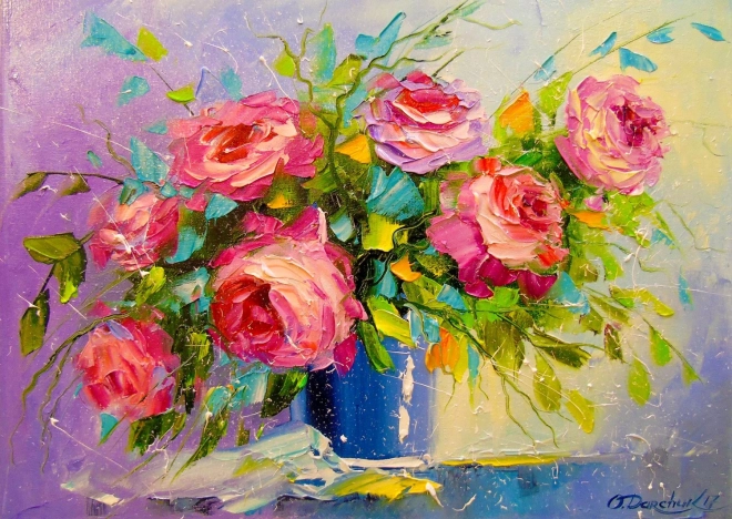 Rose Bouquet Puzzle 1000 Pieces