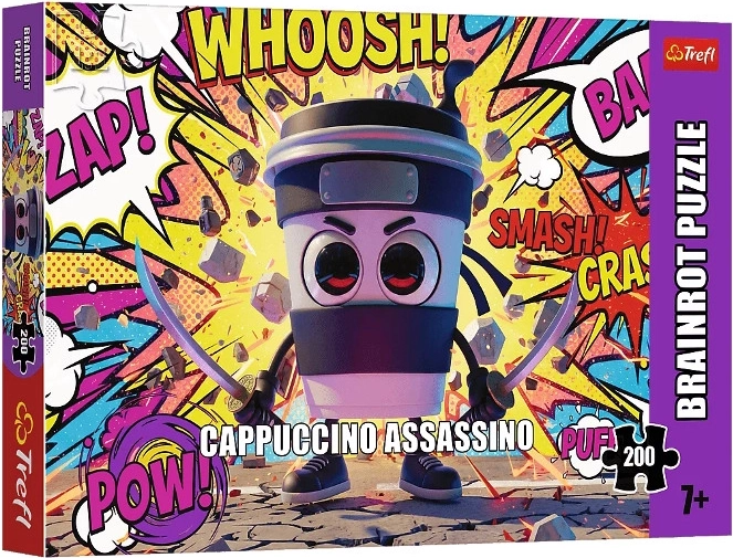 Пъзел Trefl BrainRots Cappuccino Assassino – 200 части
