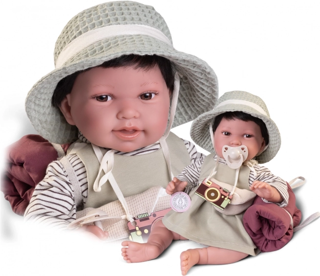 Realistic Baby Doll Antonio Juan Pipa with Soft Fabric Body 42 cm