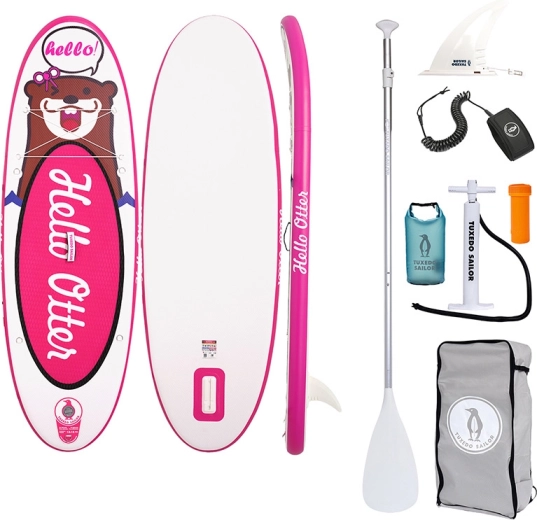 Kids inflatable paddleboard FunWater Tuxedo Sailor 240 cm (pink)