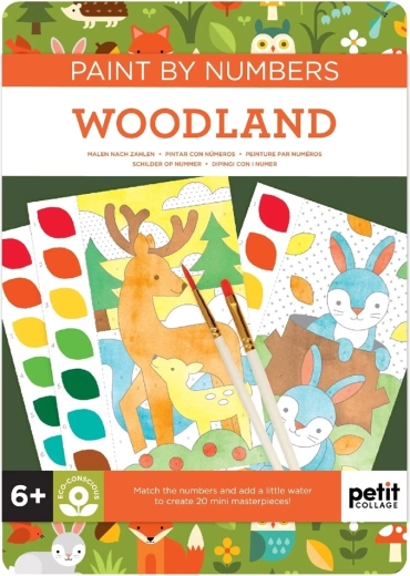 Petit Collage Paint by Numbers – Forest Animals