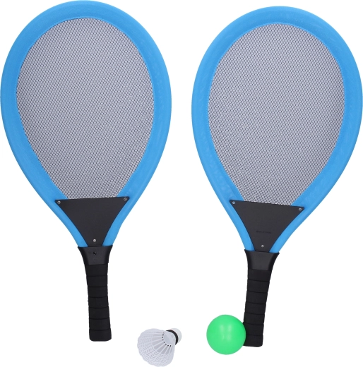 Large rackets for comfortable play