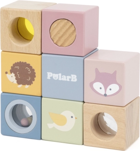 Pastel wooden PolarB set