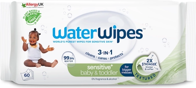 99.9% water and a gentle, fragrance-free formula