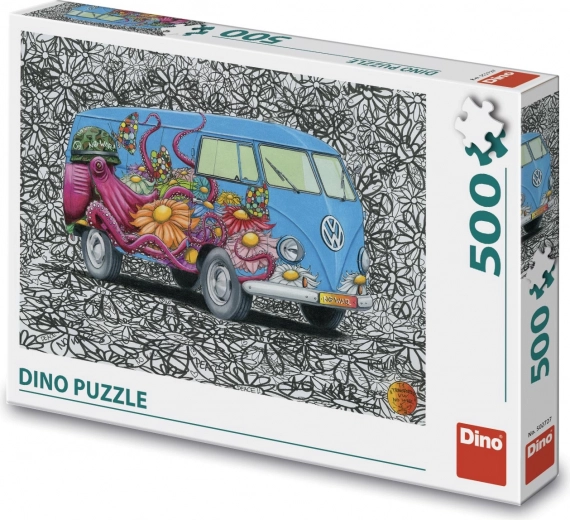 Dino Puzzle Hippies Volkswagen 500 pieces