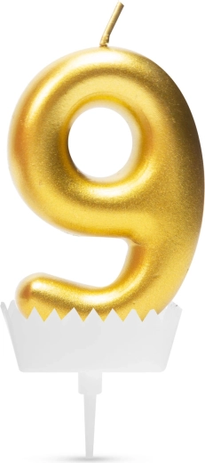 Тортова свещ цифра 9