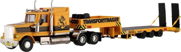 Tractor unit with transport trailer