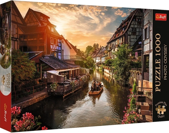 Пъзел 1000 части TREFL Premium Plus Photo Odyssey – Малките Венеции в Колмар