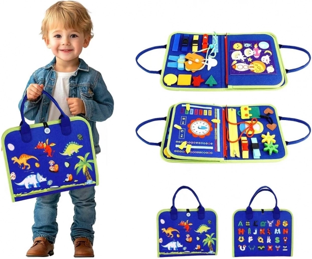 Сензорна busy книга Динозаври 4 – 2Kids Toys