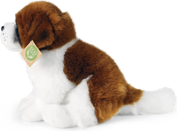 Sitting Saint Bernard, 28 cm tall