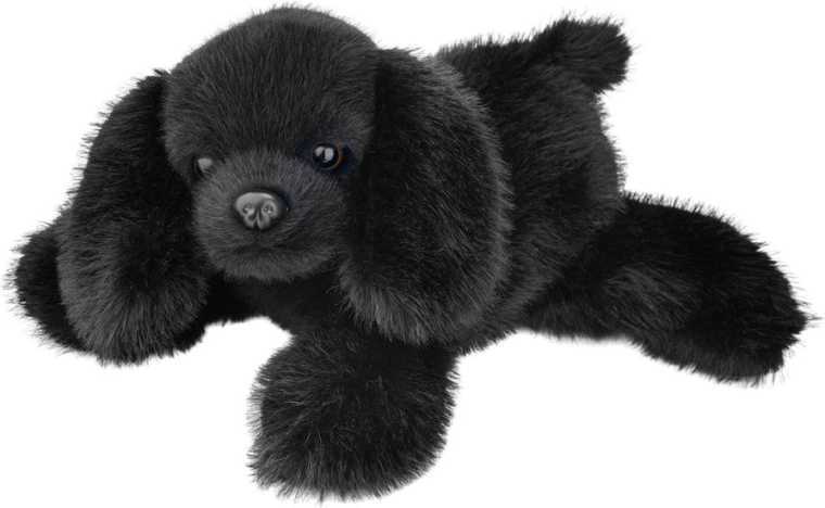 Plush Black Puppy 28 cm