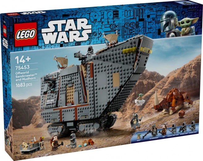 LEGO Star Wars пясъкоходът на скитащите Джави и блаторог 75453
