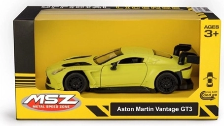 MSZ модел Aston Martin Vantage със светлинни и звукови ефекти, жълт