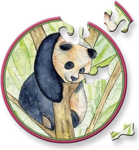 Curiosi кръгъл пъзел Picoli Panda 33 части