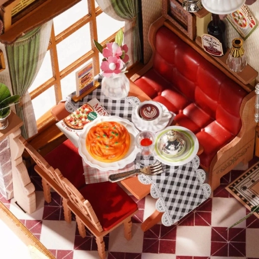 Detailed mini bistro as a decoration