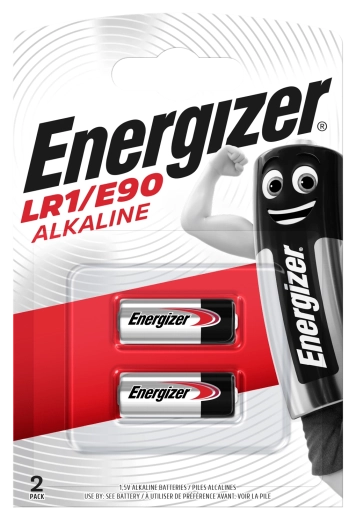 Energizer LR1/E90 alkaline battery, pack of 2