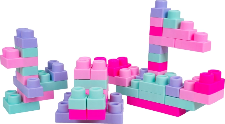 Set of Soft Building Blocks, 56 Pieces