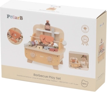 PolarB My First BBQ Wooden Children's Grill