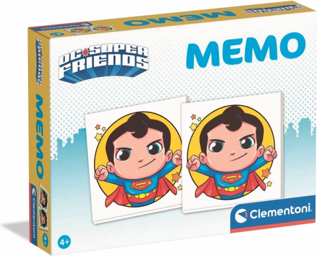 Memo DC Comics – семейна игра за памет Clementoni