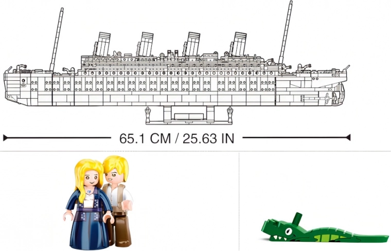 Впечатляваща дължина 65 cm и детайлна изработка