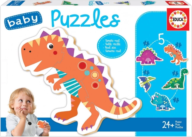 Educa baby puzzle dinosaurs 5-in-1