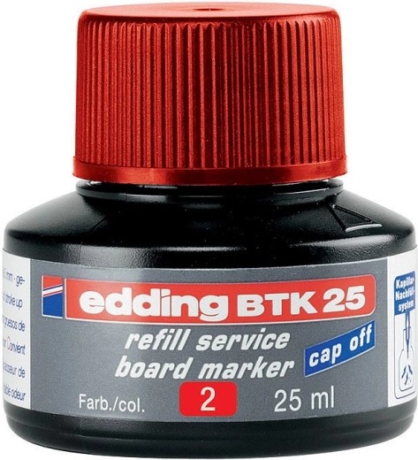 Мастило Edding BTK 25 червено за маркери за бяла дъска