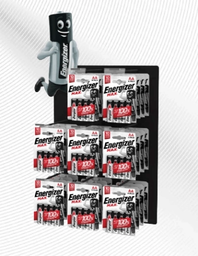 Магнитен стелаж ENERGIZER 8F с куки