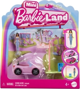 Mattel Mini Barbie Land кабриолет с мини кукла